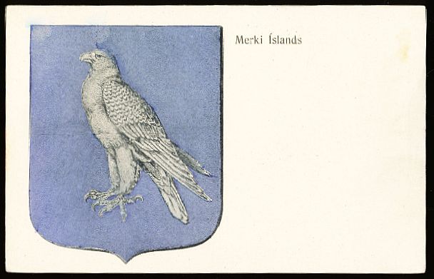 Arms (crest) of Heraldic postcards Iceland