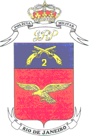 Coat of arms (crest) of 2nd Military Police Battalion, Rio de Janeiro