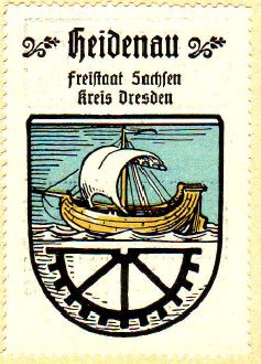 Wappen von Heidenau (Sachsen)/Coat of arms (crest) of Heidenau (Sachsen)