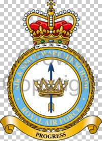 Coat of arms (crest) of the Air Space Warfare School, Royal Air Force