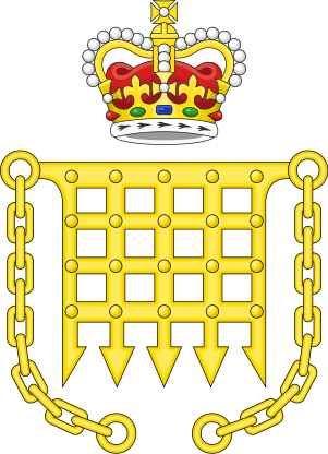 Coat of arms (crest) of the Her Majesty's Body Guard of the Honourable Corps of Gentlemen at Arms, United Kingdom