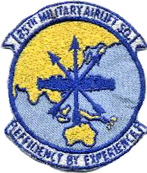 Coat of arms (crest) of the 85th Airlift Squadron, US Air Force