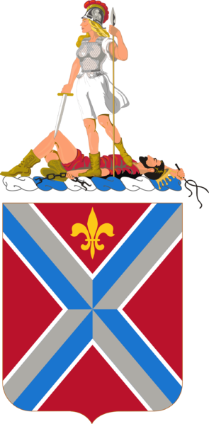 Coat of arms (crest) of 116th Infantry Regiment, Virginia Army National Guard