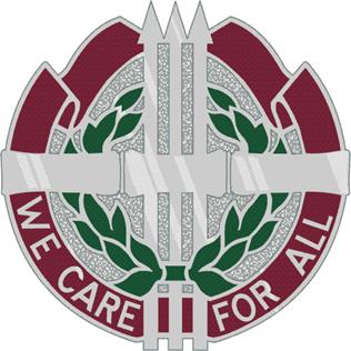 Coat of arms (crest) of the 95th Combat Support Hospital, US Army