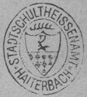 Wappen von Haiterbach/Arms (crest) of Haiterbach