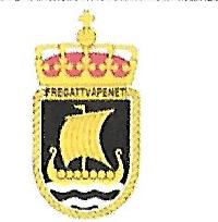 Coat of arms (crest) of the Frigate Arm, Norwegian Navy