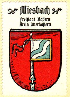 Wappen von Miesbach/Coat of arms (crest) of Miesbach
