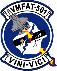 Coat of arms (crest) of the VMFAT-501 Warlords, USMC