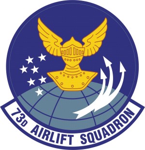 Coat of arms (crest) of 73rd Airlift Squadron, US Air Force