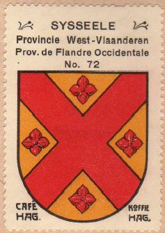 Wapen van/Blason de Sijsele