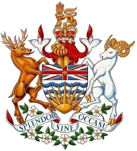 Arms (crest) of British Columbia