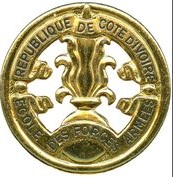 Coat of arms (crest) of the School of the Armed Forces of the Ivory Coast