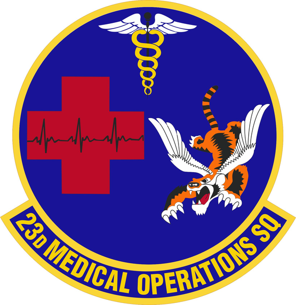 File:23rd Medical Operations Squadron, US Air Force.png