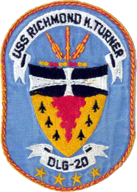 Coat of arms (crest) of the Cruiser USS Richmond K. Turner (DLG-20 later CG-20)