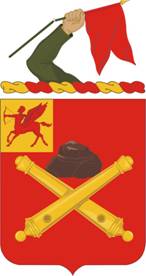Coat of arms (crest) of the 10th Field Artillery Regiment, US Army