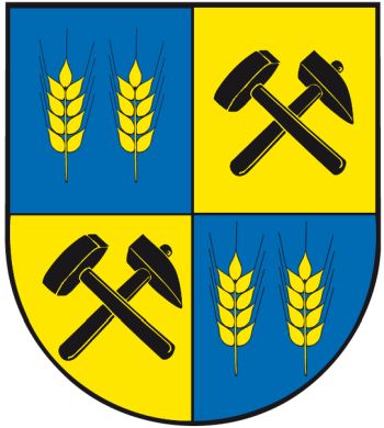 Wappen von Gröbern (Muldestausee)/Arms (crest) of Gröbern (Muldestausee)