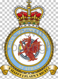 Coat of arms (crest) of the RAF Station St Athan, Royal Air Force