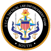 Coat of arms (crest) of the US Coast Guard Tactical Law Enforcement Team