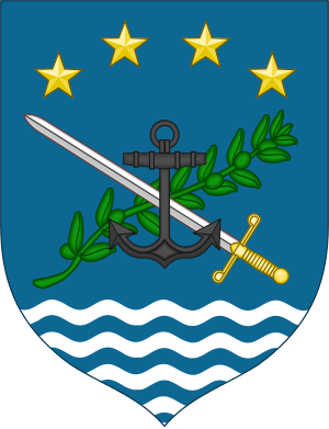 Coat of arms (crest) of the European Maritime Force (Euromarfor), EU