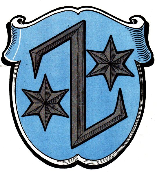 Wappen von Rüsselsheim/Arms of Rüsselsheim