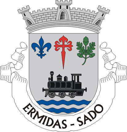 Arms (crest) of Ermidas-Sado