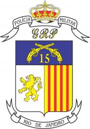 Coat of arms (crest) of 15th Military Police Battalion, Rio de Janeiro