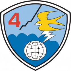 Coat of arms (crest) of the Air Squadron 4, Indonesian Air Force