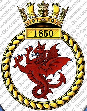 Coat of arms (crest) of the No 1850 Squadron, FAA