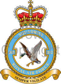 Coat of arms (crest) of the No 202 Squadron, Royal Air Force