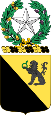 Coat of arms (crest) of the 124th Cavalry Regiment, Texas Army National Guard