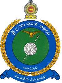 Coat of arms (crest) of the Air Force Station Morawewa, Sri Lanka Air Force