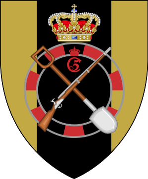 Arms of The Zealand Engineer Regiment, Danish Army