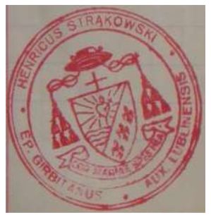 Arms of Henryk Strakowski