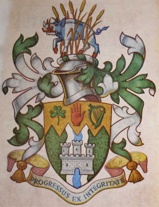 Coat of arms (crest) of Newcastle (Down)