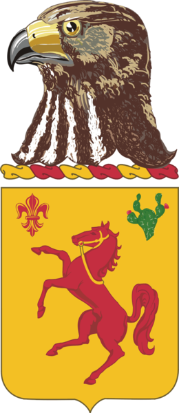 Coat of arms (crest) of the 113th Cavalry Regiment (formerly 113th Armor), Iowa Army National Guard