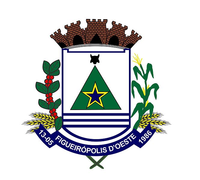 Arms (crest) of Figueirópolis d'Oeste