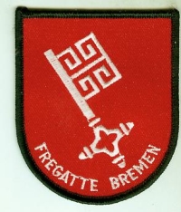 Coat of arms (crest) of the Frigate Bremen, German Navy