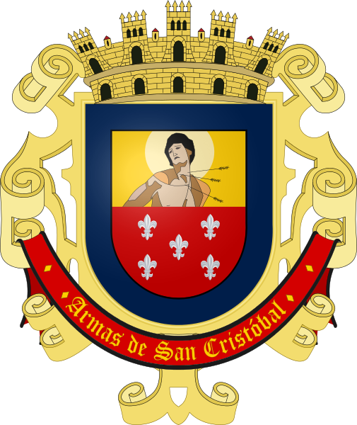 Escudo de San Cristobal (Táchira)/Arms (crest) of San Cristobal (Táchira)