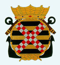Coat of arms (crest) of the Zr.Ms. Van Amstel, Netherlands Navy