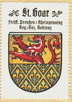 Wappen von Sankt Goar/Coat of arms (crest) of Sankt Goar