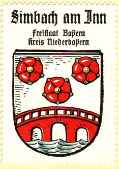 Wappen von Simbach am Inn/Coat of arms (crest) of Simbach am Inn