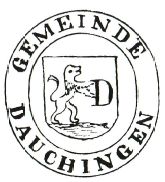 Wappen von Dauchingen/Coat of arms (crest) of Dauchingen