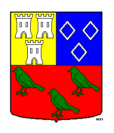 Wapen van Oud en Nieuw Gastel/Coat of arms (crest) of Oud en Nieuw Gastel