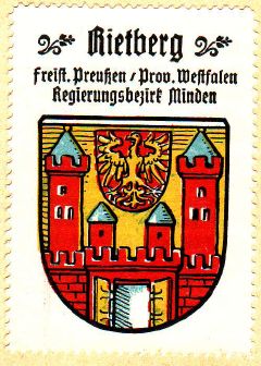 Wappen von Rietberg/Coat of arms (crest) of Rietberg