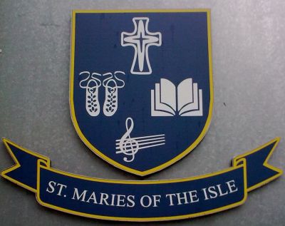 Coat of arms (crest) of St. Maries of the Isle School (Cork)