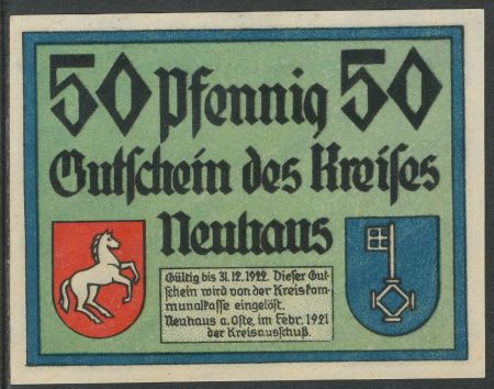 Wappen von Neuhaus (Oste)/Coat of arms (crest) of Neuhaus (Oste)