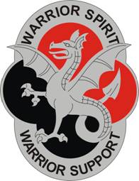 Coat of arms (crest) of 530th Support Battalion, US Army