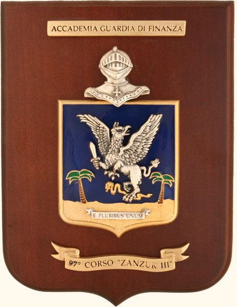 Coat of arms (crest) of 97th Course Zanzur III, Academy of the Financial Guard