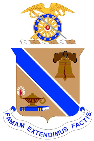 Coat of arms (crest) of the Quartermaster Center and School, US Army