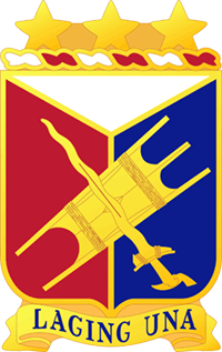 Arms of 1st Filipino Infantry Regiment, US Army